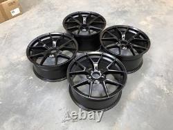4x 19 M4 CS Style Gloss Black Staggered Alloy Wheels BMW 3 Series F30 F31 5x120