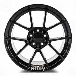 4x 19 M4 CS Style Gloss Black Staggered Alloy Wheels BMW 3 Series F30 F31 5x120