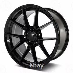 4x 19 M4 CS Style Gloss Black Staggered Alloy Wheels BMW 3 Series F30 F31 5x120