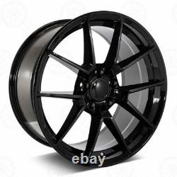 4x 19 M4 CS Style Gloss Black Staggered Alloy Wheels BMW 3 Series F30 F31 5x120