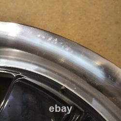 4x 19x8.5 5x112 et45 Porsche Style Alloy Wheels Black Polished Marks on Finish