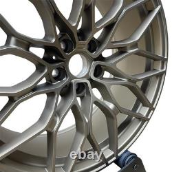 4x 20 1000M Style 5x120 Satin Bronze Alloy Wheels Suitable For BMW Models