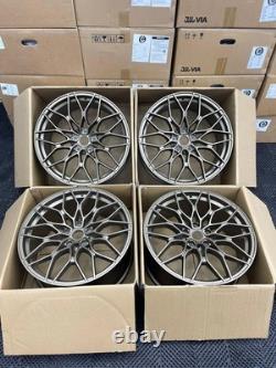 4x 20 1000M Style 5x120 Satin Bronze Alloy Wheels Suitable For BMW Models