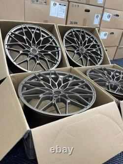 4x 20 1000M Style 5x120 Satin Bronze Alloy Wheels Suitable For BMW Models