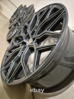4x 20'' ALLOY WHEELS 5x120 Fit Bmw 3 4 5 Series VW T5 T6 Grey Style Rims 8.5j