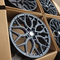 4x 20'' ALLOY WHEELS 5x120 Fit Bmw 3 4 5 Series VW T5 T6 Grey Style Rims 8.5j