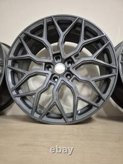 4x 20'' ALLOY WHEELS 5x120 Fit Bmw 3 4 5 Series VW T5 T6 Grey Style Rims 8.5j