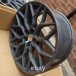 4x 20'' ALLOY WHEELS 5x120 Fit Bmw 3 4 5 Series VW T5 T6 Grey Style Rims 8.5j