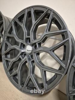 4x 20'' ALLOY WHEELS 5x120 Fit Bmw 3 4 5 Series VW T5 T6 Grey Style Rims 8.5j