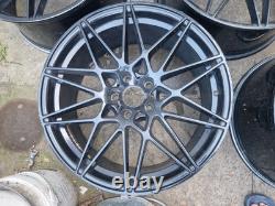 4x 20 BMW M666 ALLOY WHEELS GLOSS BLACK 5x120