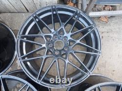 4x 20 BMW M666 ALLOY WHEELS GLOSS BLACK 5x120