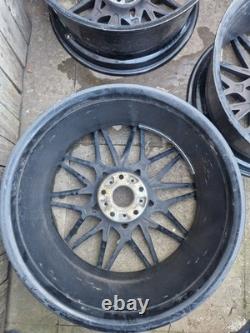 4x 20 BMW M666 ALLOY WHEELS GLOSS BLACK 5x120