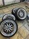 4x 20 Inch Alloy Wheels Alloys Bbs Lm Style With New Tyres Chrome 9j 10.5j