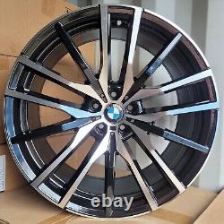 4x 22'' BMW ALLOY WHEELS 742M Style MSport X5 X6 F15 F16 E70 E71 5x120 74.1 Rims