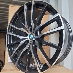 4x 22'' BMW ALLOY WHEELS 742M Style MSport X5 X6 F15 F16 E70 E71 5x120 74.1 Rims