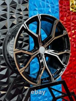 4x 22 Bmw Replacement 741m Style Alloy Wheels Bmw X5 5x112 5x120