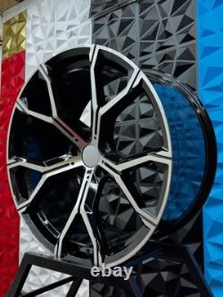 4x 22 Bmw Replacement 741m Style Alloy Wheels Bmw X5 5x112 5x120