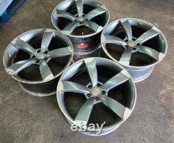 4x Audi A5 A6 A7 A8 Rotor Style 20 Alloy Wheels 5x112 9J ET30 CLEARANCE