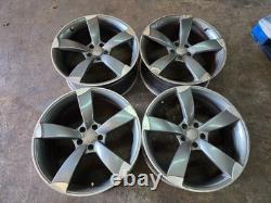 4x Audi A5 A6 A7 A8 Rotor Style 20 Alloy Wheels 5x112 9J ET30 CLEARANCE