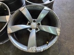 4x Audi A5 A6 A7 A8 Rotor Style 20 Alloy Wheels 5x112 9J ET30 CLEARANCE