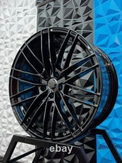 4x Audi Replacement Abt Gr22 Style Alloy Wheels A4 A5 A6 Q5