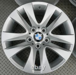 4x BMW 3 SERIES ALLOY WHEELS 17 STYLE 338 5x120 8J ET34 6791478 E90 E91