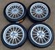 4x Genuine Bmw E46 Style 32 Staggered Alloy Wheels Tyres 18 1095340 1095341