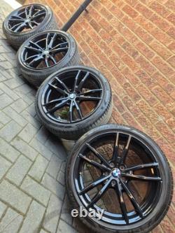 4x Genuine BMW 3 / 4 series 19 alloy wheels & tyres 5x112 G20 21 22. Style 791