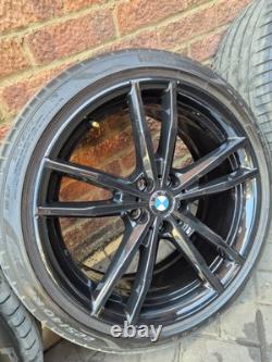 4x Genuine BMW 3 / 4 series 19 alloy wheels & tyres 5x112 G20 21 22. Style 791
