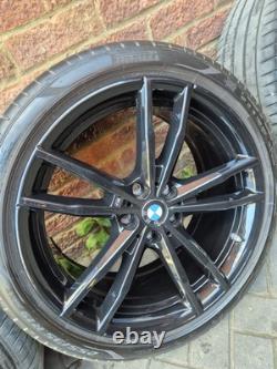 4x Genuine BMW 3 / 4 series 19 alloy wheels & tyres 5x112 G20 21 22. Style 791