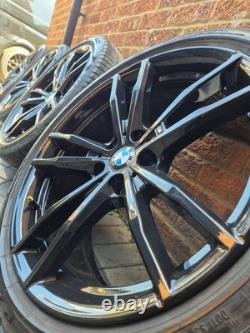 4x Genuine BMW 3 / 4 series 19 alloy wheels & tyres 5x112 G20 21 22. Style 791