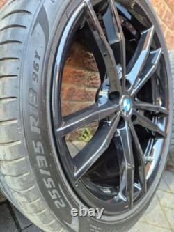 4x Genuine BMW 3 / 4 series 19 alloy wheels & tyres 5x112 G20 21 22. Style 791