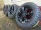 4x Genuine Land Rover 20 Style 6011 Black Alloy Wheels & New All Terrain Tyres