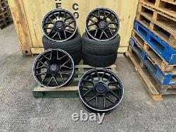 4x Mercedes E Class AMG 19 inch Alloy Wheels Brand New'C63' Style + TYRES
