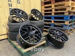 4x Mercedes E Class AMG 19 inch Alloy Wheels Brand New'C63' Style + TYRES