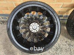 4x Mercedes Turbine/Twist style C Class alloy wheels USED 20? With New tyres