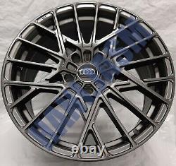 4x New 18 Alloy Wheels Alloys Black Audi Tt A3 Tts Vw Golf R Caddy Bbs Style