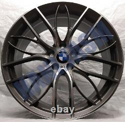 4x New Alloy Wheels 20 Alloys M Performance Style Fit Bmw 3 4 Series Grey 405m