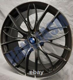 4x New Alloy Wheels 20 Alloys M Performance Style Fit Bmw 3 4 Series Grey 405m