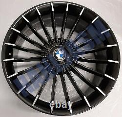 4x New Alloy Wheels 21 Alloys Fit Bmw 5 6 7 Series Gt 5gt Alpina Style Black