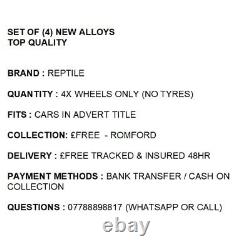 4x New Alloy Wheels 21 Alloys Fit Bmw 5 6 7 Series Gt 5gt Alpina Style Black