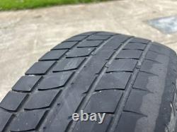 5 X BMW Style 7 Alloy Wheels With Centre Caps And Tires E34 E32