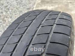 5 X BMW Style 7 Alloy Wheels With Centre Caps And Tires E34 E32