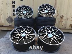 666m Style Alloy Wheels 19 & Tyres Bmw 3 + 4 + 5 Series e36 e46 e90 e91 e92 e93