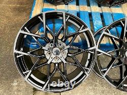 795m Style Alloy Wheels Gloss Black Fits Bmw 3 Series 4 Series 5 Series X3 X4 Z4