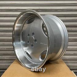 AMG AERO 18 MERCEDES STYLE ALLOY WHEELS SILVER 5x112 STAGGERED