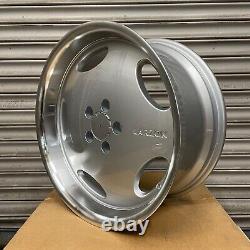 AMG AERO 18 MERCEDES STYLE ALLOY WHEELS SILVER 5x112 STAGGERED