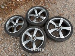 AUDI TT Mk1 18 Rotor Style alloy wheels 5x100 Golf a3 etc 8 wide Et35