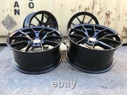 A Set Of 20 Staggered 763m Cs Style Alloy Wheels Matt Black Bmw 3 4 5 6 Series