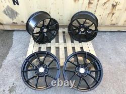 A Set Of 20 Staggered 763m Cs Style Alloy Wheels Matt Black Bmw 3 4 5 6 Series